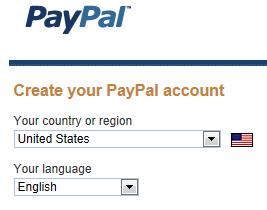 create paypal account